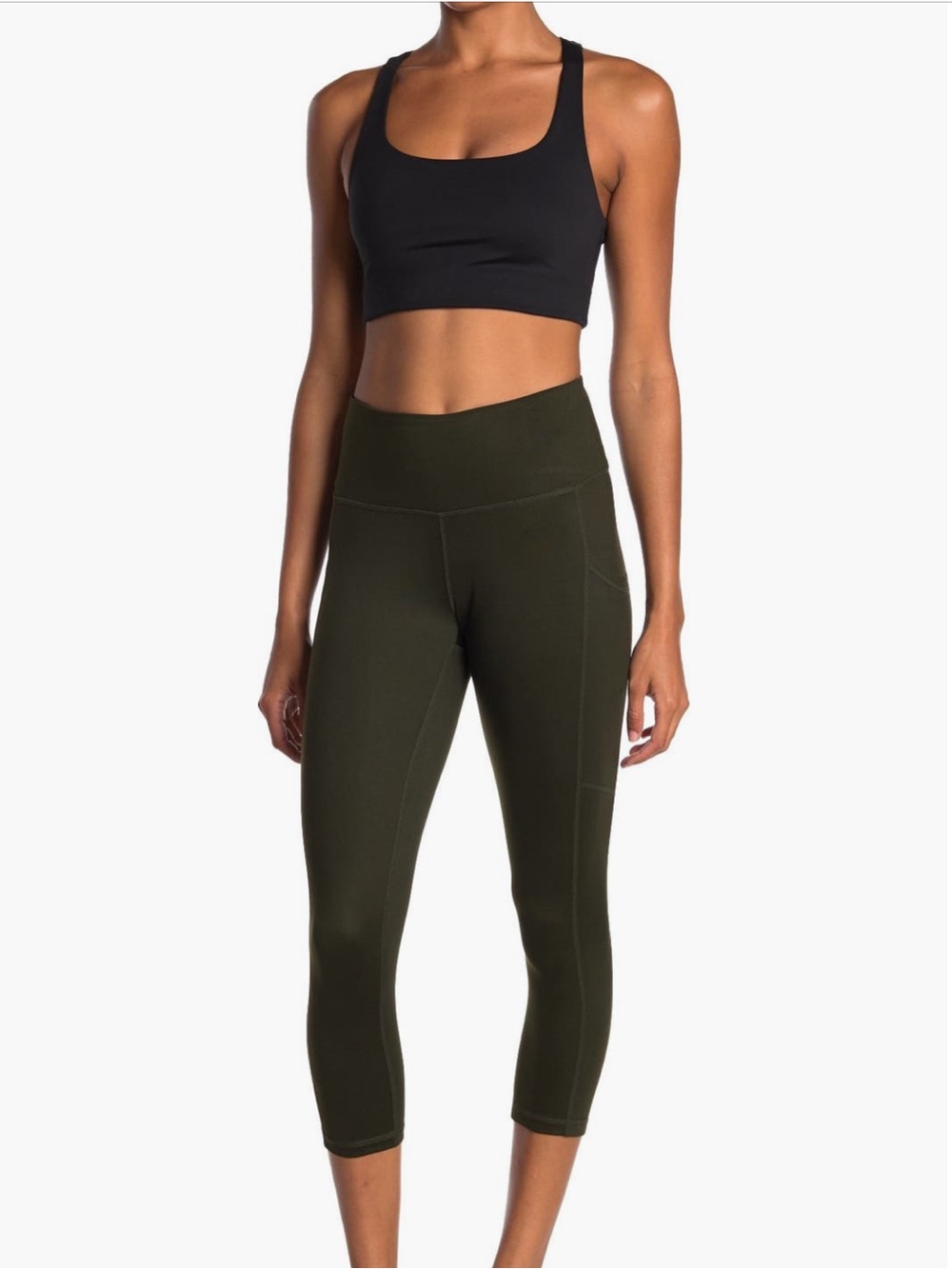 Zella ⭐️NWT⭐️high waist, black crop black leggings